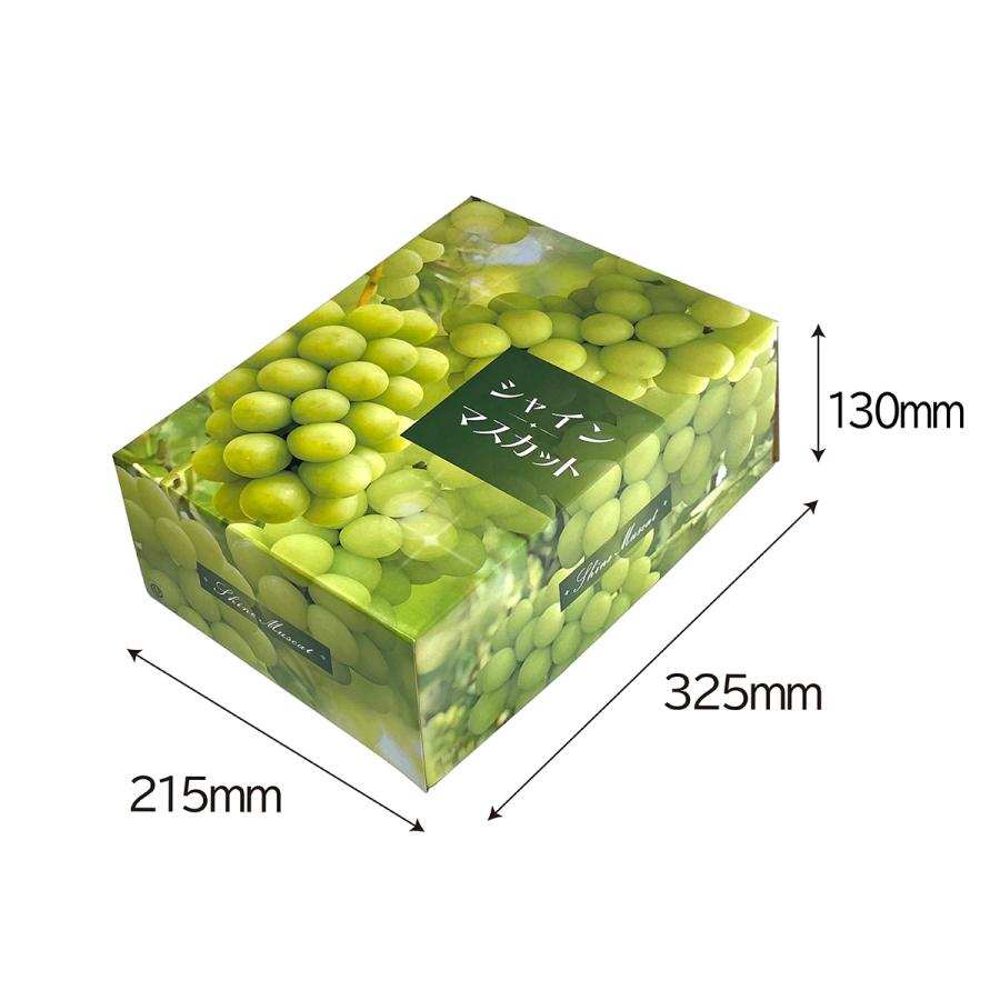 ブドウ・シャインマスカットギフト用化粧箱 シャインマスカット C式