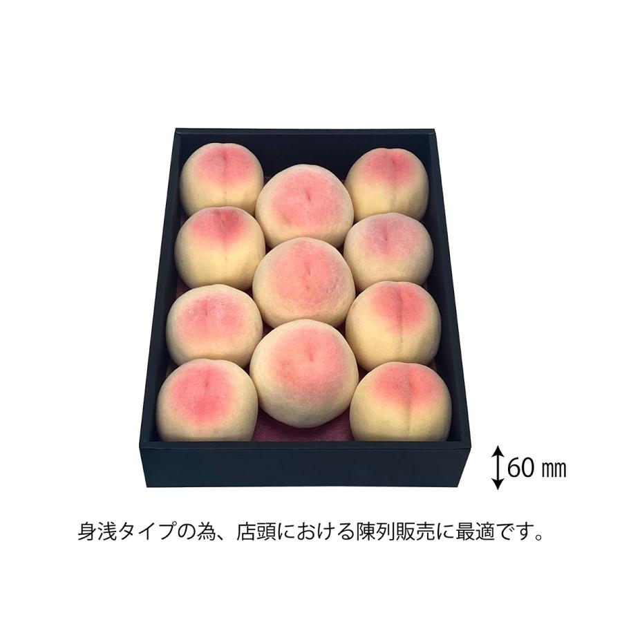 果物ギフト箱 フルルBOX果物日和 果物箱 化粧箱 プレゼントボックス 贈答用 桃 梨 柑橘 フルーツ詰め合わせ用 パッケージ 包装資材 発送箱 60枚入 （AA7092）の画像