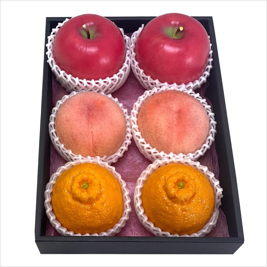果物ギフト箱 フルルBOX果物日和 果物箱 化粧箱 プレゼントボックス 贈答用 桃 梨 柑橘 フルーツ詰め合わせ用 パッケージ 包装資材 発送箱 60枚入 （AA7092）の画像
