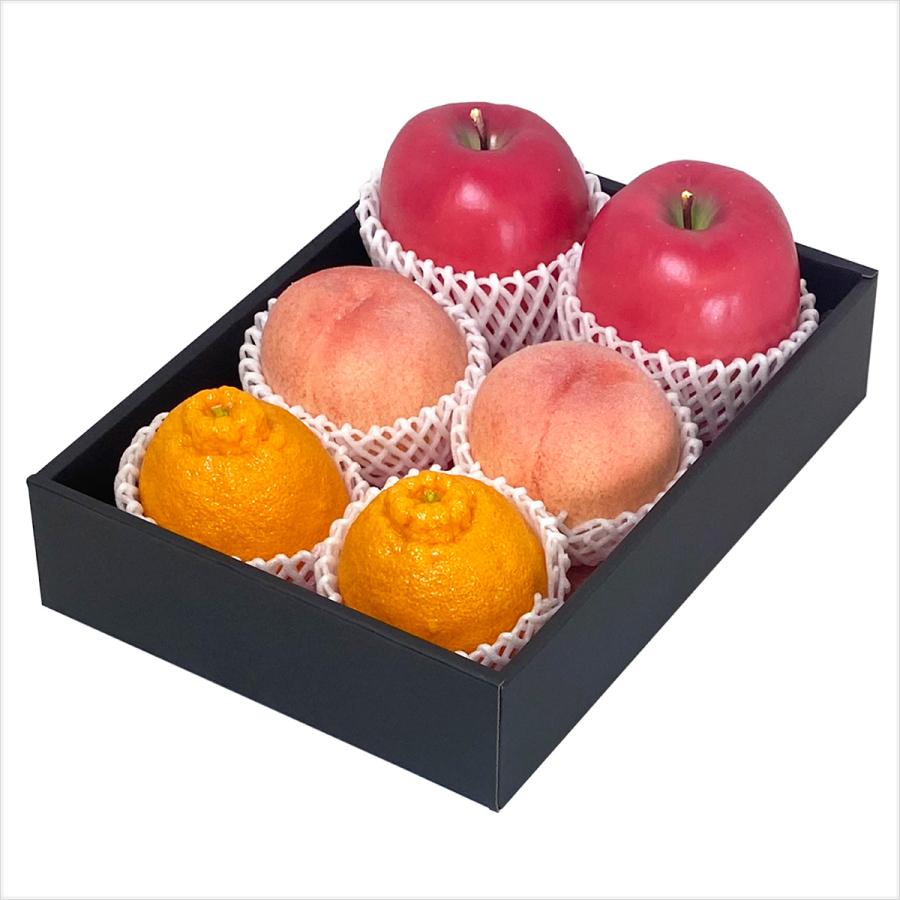 果物ギフト箱 フルルBOX果物日和 果物箱 化粧箱 プレゼントボックス 贈答用 桃 梨 柑橘 フルーツ詰め合わせ用 パッケージ 包装資材 発送箱 60枚入 （AA7092）の画像