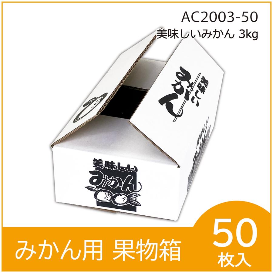 発送用段ボール 美味しいみかん 3kg 果物箱 化粧箱 プレゼントボックス