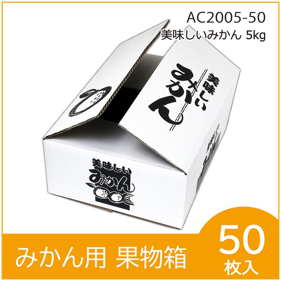 発送用段ボール 美味しいみかん 5kg 果物箱 プレゼントボックス 贈答
