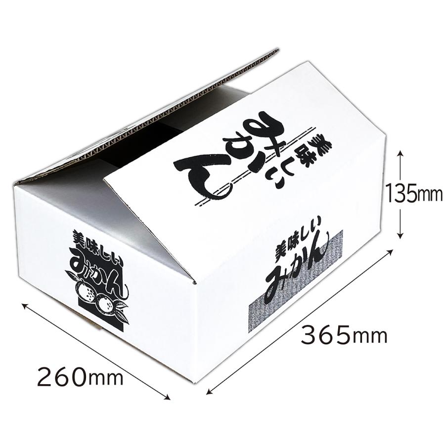 発送用段ボール 美味しいみかん 5kg 果物箱 プレゼントボックス 贈答