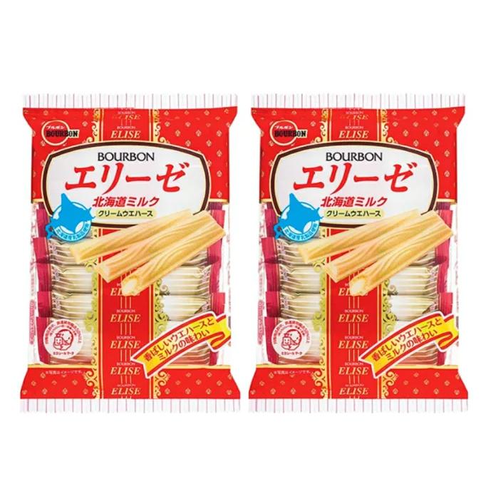 ブルボン エリーゼ北海道ミルク × 2個（常温配送料・箱代込み