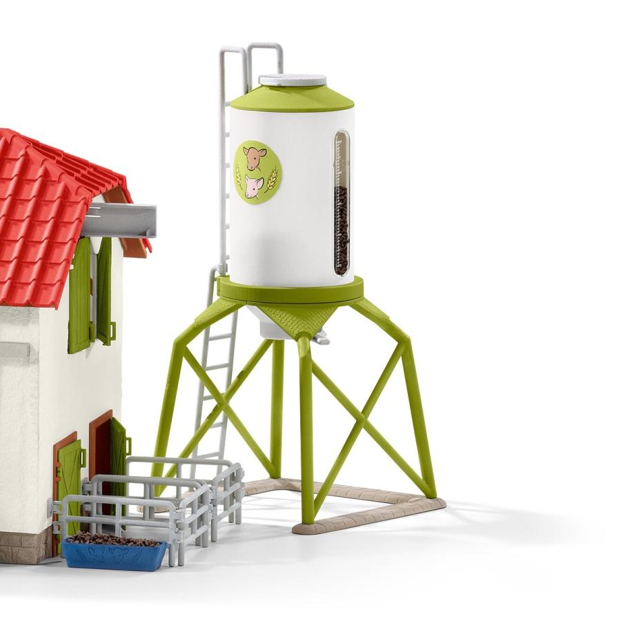 シュライヒ 大きなサイロの牧場プレイセット 動物フィギュア 動物フィギュアの箱庭 通販 Yahoo ショッピング