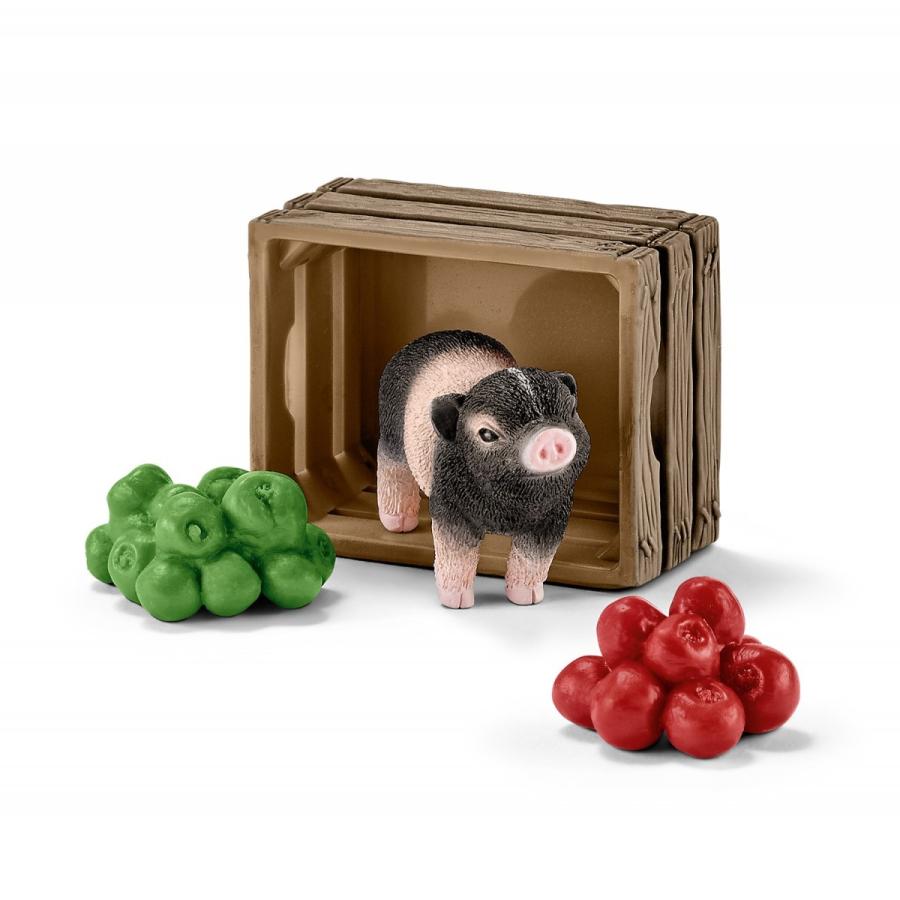 シュライヒ ミニブタとりんご 動物フィギュア 動物フィギュアの箱庭 通販 Yahoo ショッピング