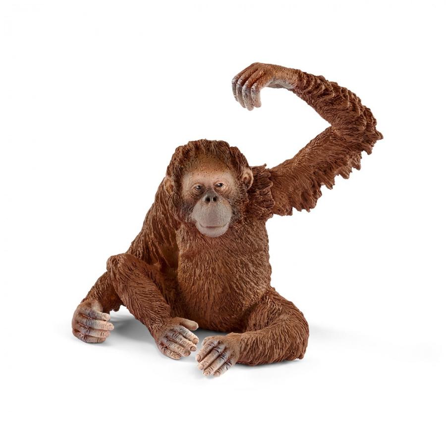 シュライヒ 14775 オランウータン（メス） 動物フィギュア : 動物