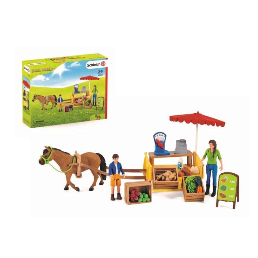 シュライヒ ファーマーズマーケット 動物フィギュアセット 動物フィギュアの箱庭 通販 Yahoo ショッピング