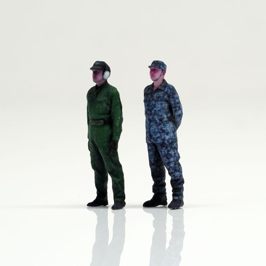 figreal 1/48 航空自衛隊員セット001c 2体 彩色済みフィギュア
