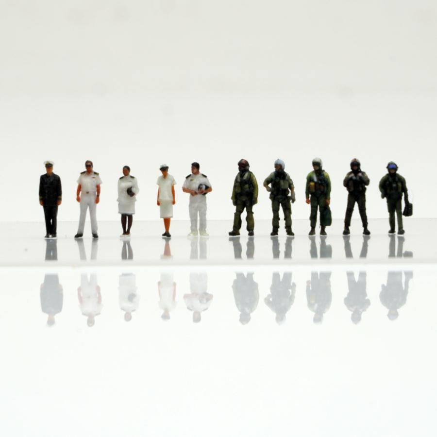 figreal 1/200 U.S.NAVY(1) 10a 10体 200-00015-10a彩色済みフィギュア