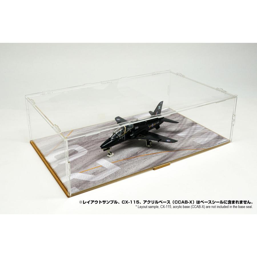 1/48　CXBS-AF0048-002a　421x251mm　滑走路　[箱庭技研]コレクションケースX用ベースシール｜hakoniwagiken｜04