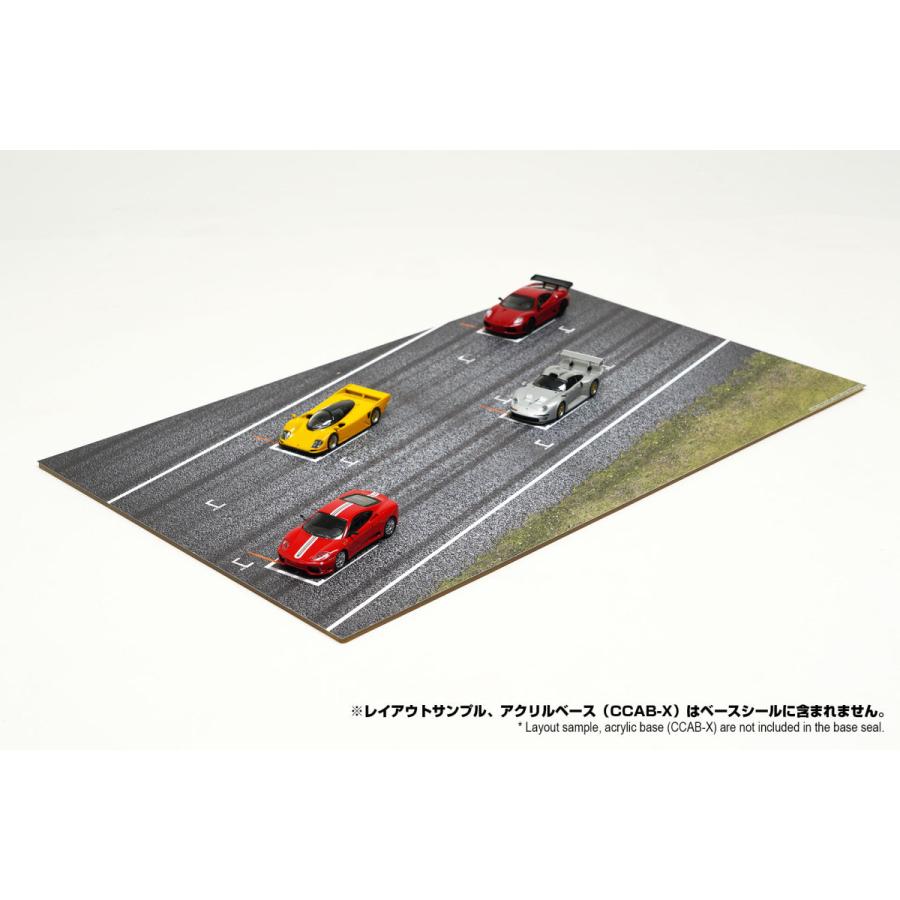 1/64 CXBS-C064-002a 421x251mm グリッド [箱庭技研] コレクションケースX用ベースシール