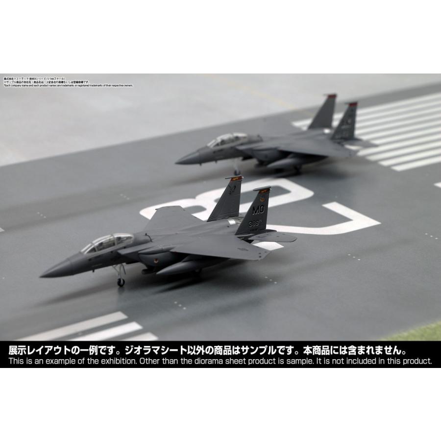 ジオラマシート　1/144　空港滑走路　滑走路　エンド　ミドル　箱庭技研　飛行機　航空機　ベースシート｜hakoniwagiken｜05