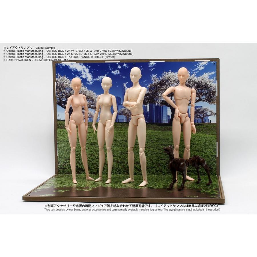 ジオラマシートDW　F003　河川敷セットA　背景シート　都市　桜　フィギュア　ミニチュア　箱庭技研 |  | 02