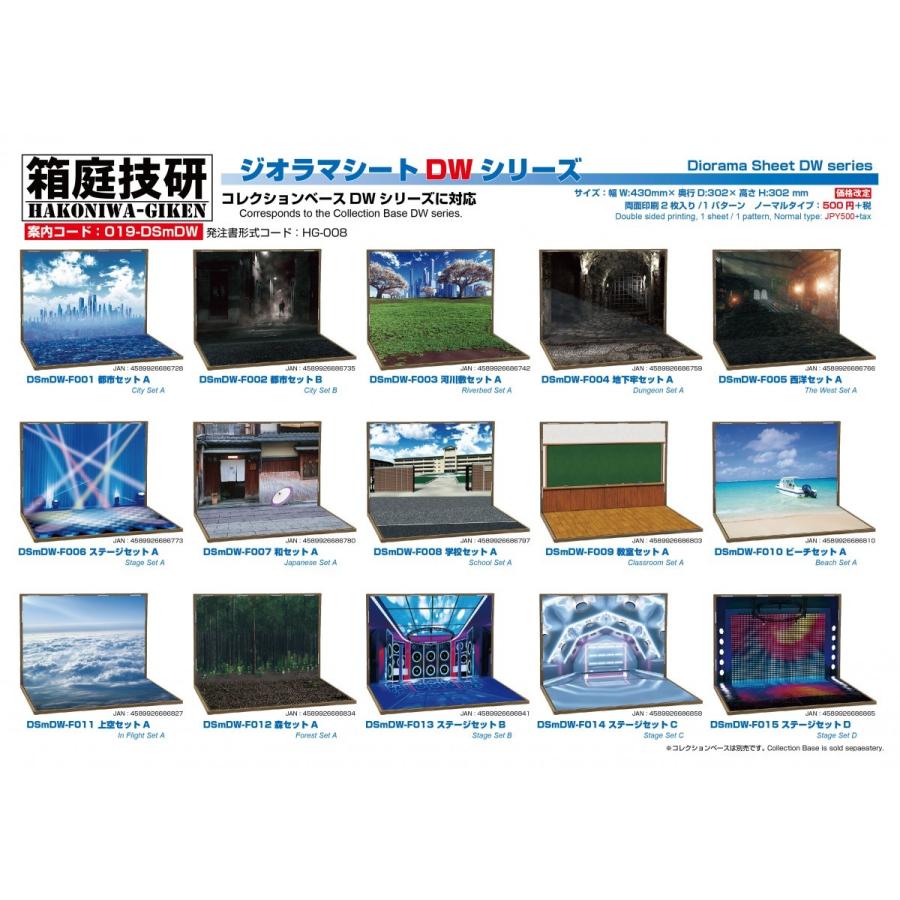 ジオラマシートDW　F007　和セットA 　背景シート　町家　和風　着物　箱庭技研 |  | 04