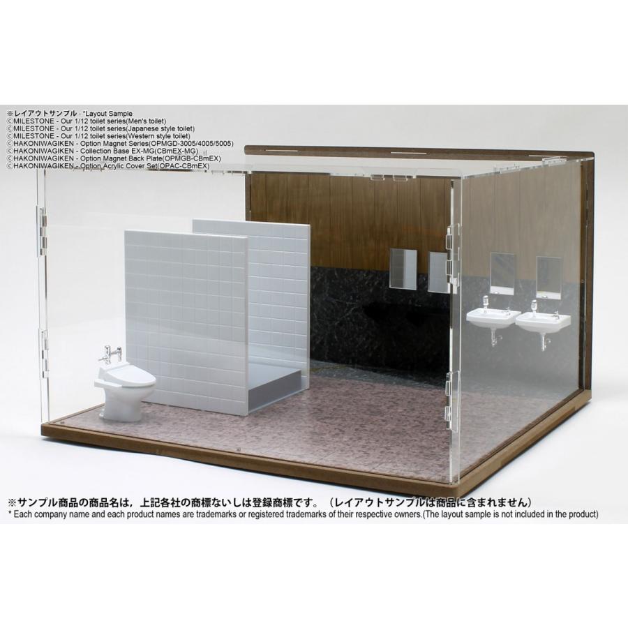 箱庭技研]ジオラマシートmini-EX 1/12 トイレセットA 背景シート