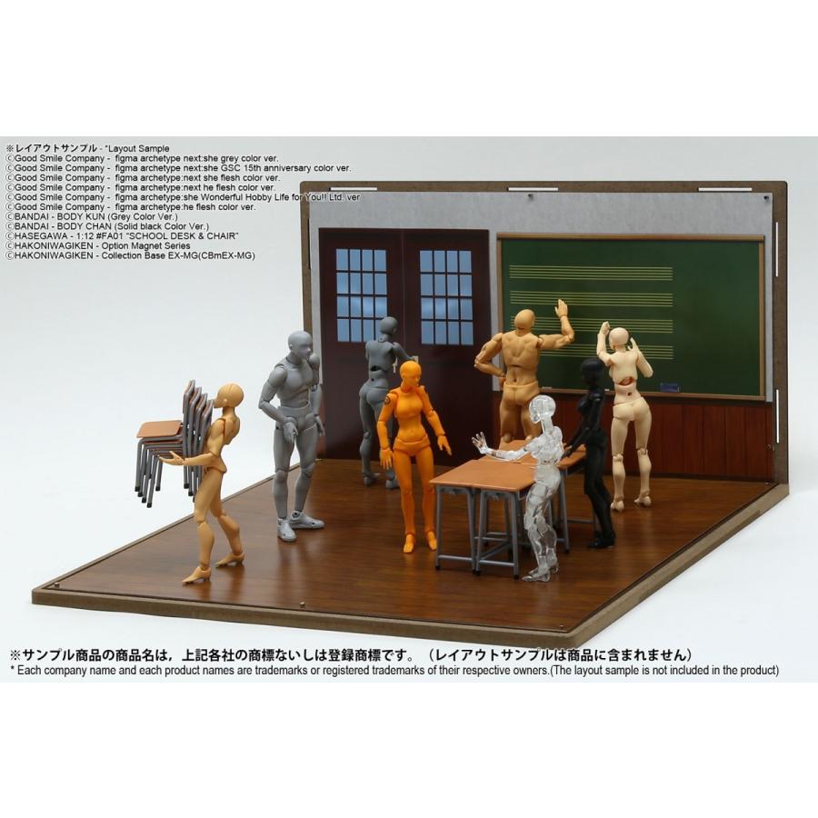 ジオラマシートmini-EX F008 部室セットA 背景シート 学校 部活 音楽室