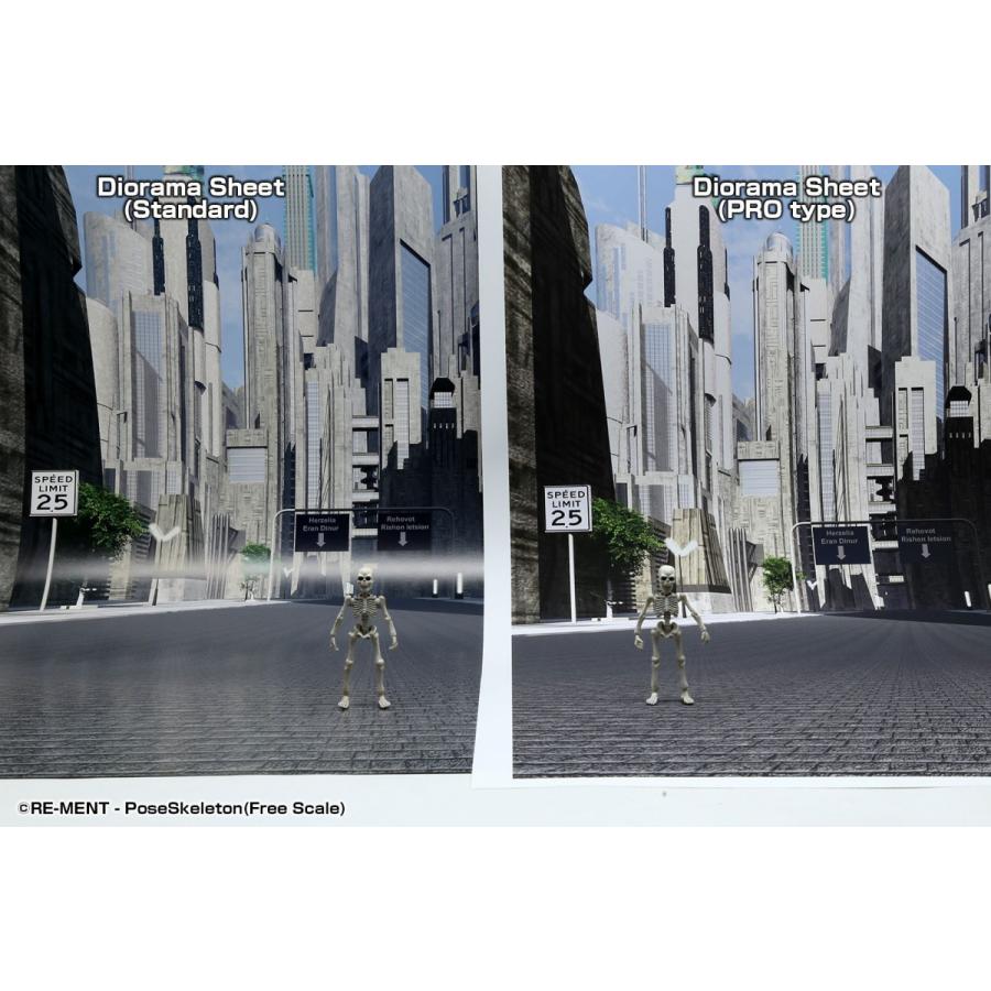 ジオラマシートPRO-EX 冬A1 森 幅364x長さ500mm 片面印刷 1枚