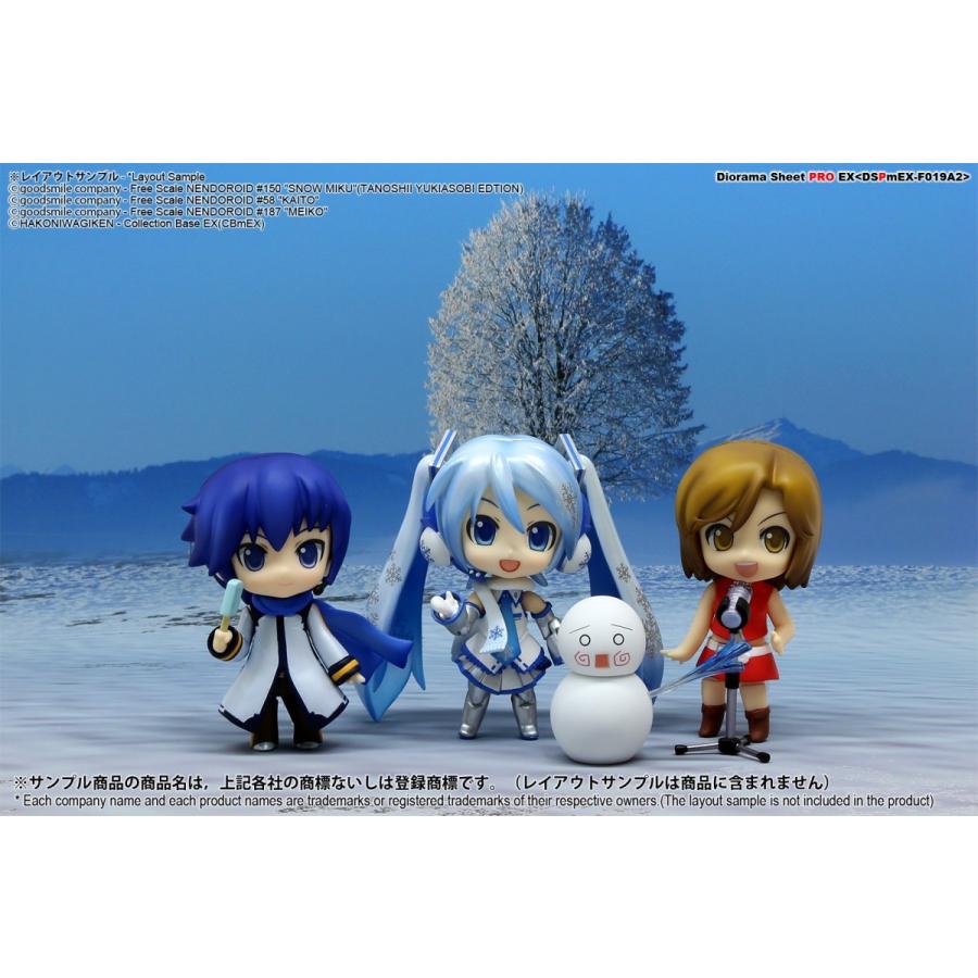 ジオラマシートPRO-EX 冬A2 雪原 幅364x長さ500mm 片面印刷 1枚 撮影用