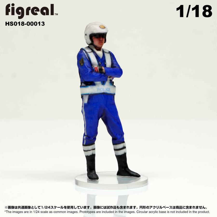 HS018-00013 figreal 日本白バイ隊員 1/18 高精細フィギュア｜hakoniwagiken｜02