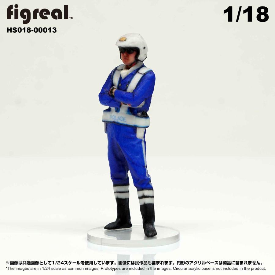 HS018-00013 figreal 日本白バイ隊員 1/18 高精細フィギュア｜hakoniwagiken｜03