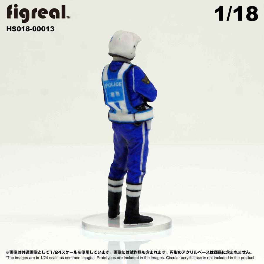 HS018-00013 figreal 日本白バイ隊員 1/18 高精細フィギュア｜hakoniwagiken｜05