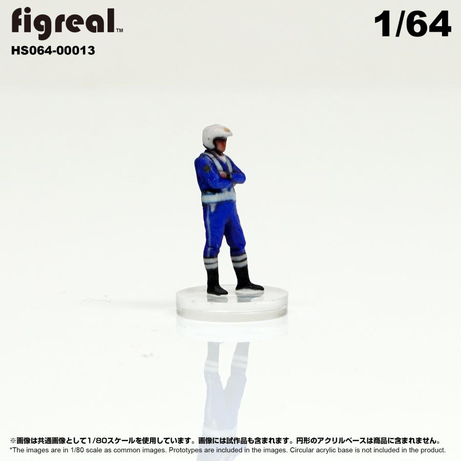 HS064-00013 figreal 日本白バイ隊員 1/64 高精細フィギュア｜hakoniwagiken｜02