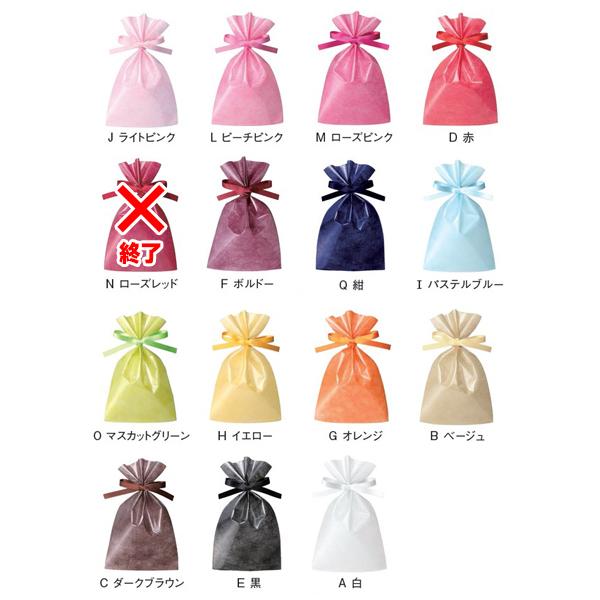 不織布巾着袋）ソフトバッグクリア2穴巾着 S/100枚入（ALS-163） : 箱