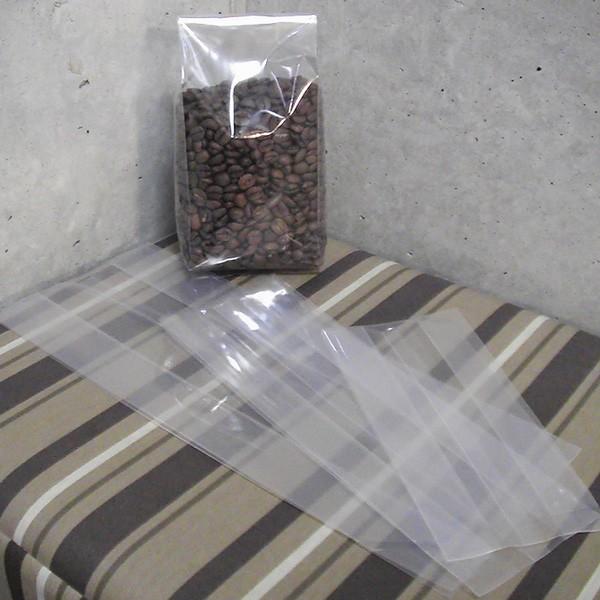 （コーヒー袋）透明ガゼット袋 200g バルブ付/500枚入（COT-SN2V）｜hakonomise｜02