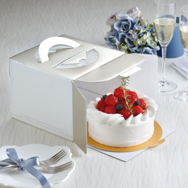 ケーキ箱）シャルムデコ6号/100枚入（DE-265） : 箱の店 - 通販
