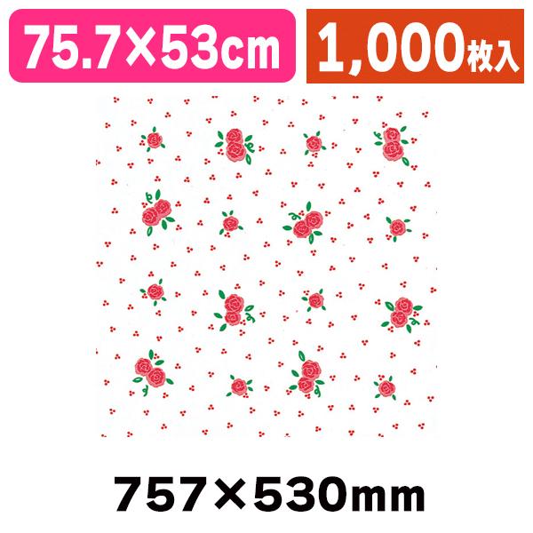 包装紙 半才 メルヘンローズ 100枚入/1000枚入（K05-4901755204018-1S）