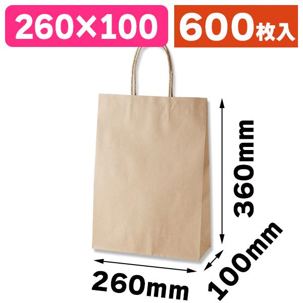 （角底手提袋）スムースバッグ S-100 未晒無地/600枚入（K05-4901755339420-6H）