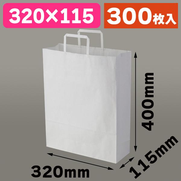 （角底手提袋）H25チャームバッグ 2才 晒白無地/300枚入（K05-4901755351798-3H）