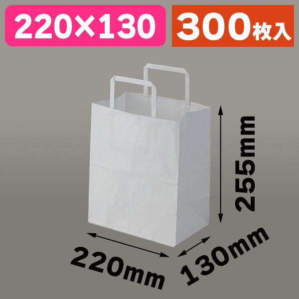 （角底手提袋）H25チャームバッグ S2 晒白無地/300枚入（K05-4901755352108-3H）