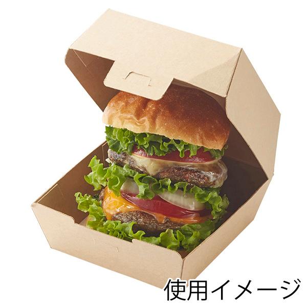 シモジマ (食品テイクアウト容器)ネオクラフト バーガーBOX L シモジマ (食品テイクアウト容器)ネオクラフト バーガーBOX L
