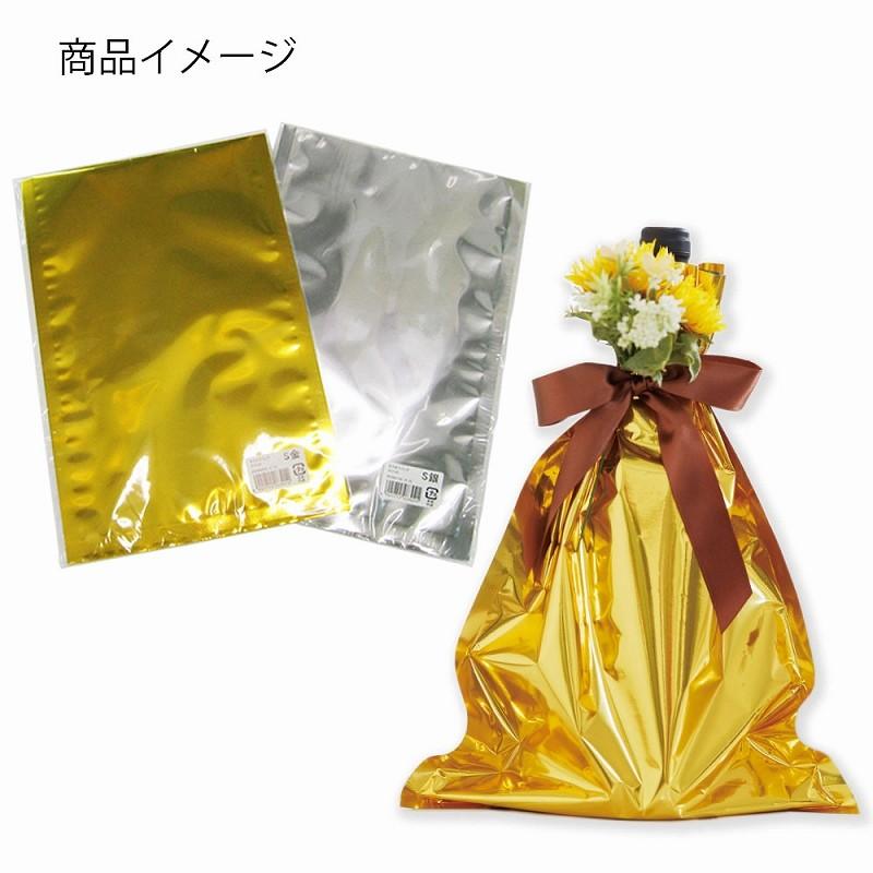 （ラッピング用平袋）キラキラバッグ 3L 金/10枚入（K05-4901755963090）