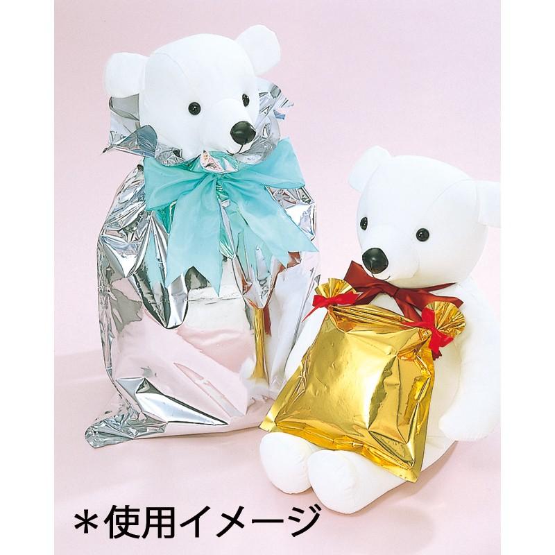 シモジマ （ラッピング用平袋）キラキラバッグ 4L 金/5枚入（K05