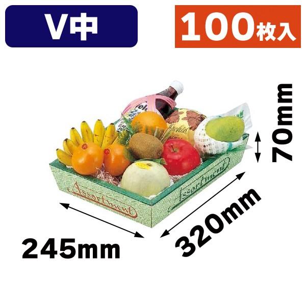 （果物の箱）竹柄（中）/100枚入（L-18A）