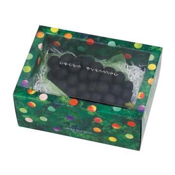 果物の箱）みどりのめぐ実 2P（グリーン）/100枚入（L-2320） : 箱の店