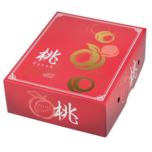 加工用桃　箱込み12kg 桃の箱・1.8kg）グレースピーチ 1.8 /50枚入（L-2499） : 箱の店