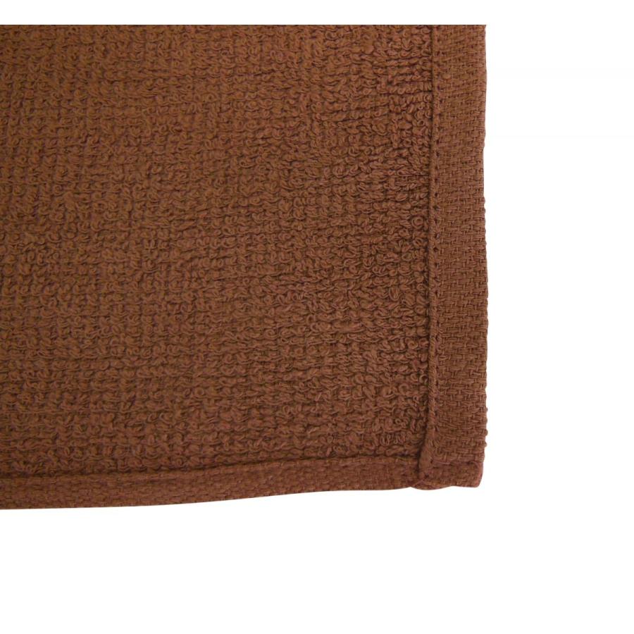 ハンドタオル(業務用おしぼり)  80匁　ブラウン（茶色）　60枚