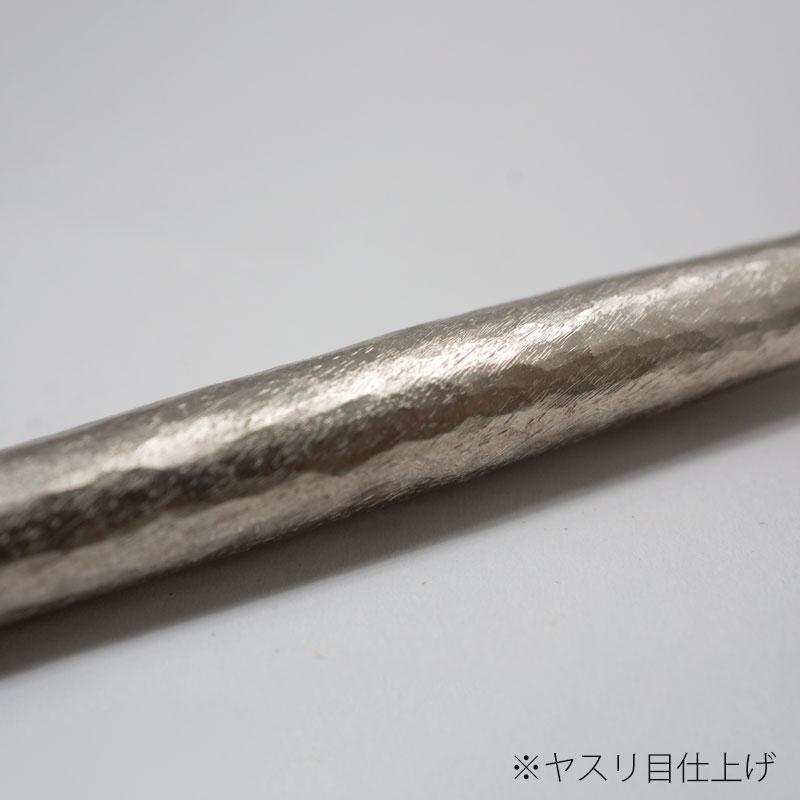 金工作家が手間暇をかけて作る 銀槌目延べキセル きせる 純銀 槌目