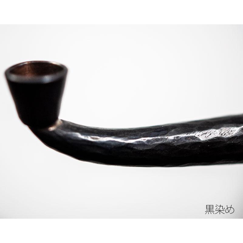 金工作家が手間暇をかけて作る キセル きせる 銅 槌目 延べ煙管 約19.5