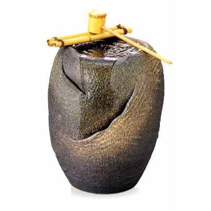 信楽焼つくばい せせらぎ 彦-響 : 無垢材家具と工芸 箱屋の八代目