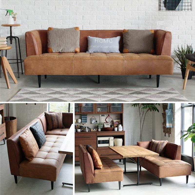 PM02:51】（2/2）トリムソファベンチ（ブラウン） 正規品 リビング