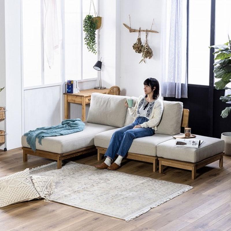 NORA（ノラ） 正規品 オットマン ソファスツール スツール 足置き 1p