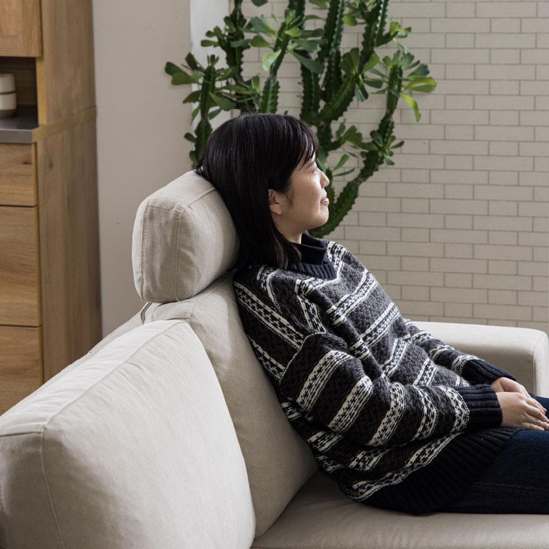 正規品 ヘッドレスト単体 ソファ カウチソファ 1掛けソファ 幅広