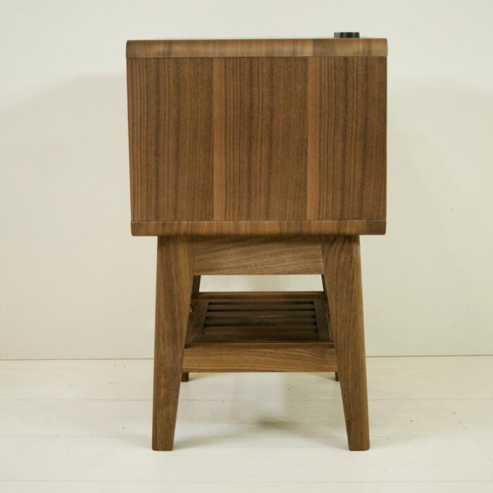 正規品 ナイトテーブル ベッドサイドテーブル 幅36cm USB充電機能