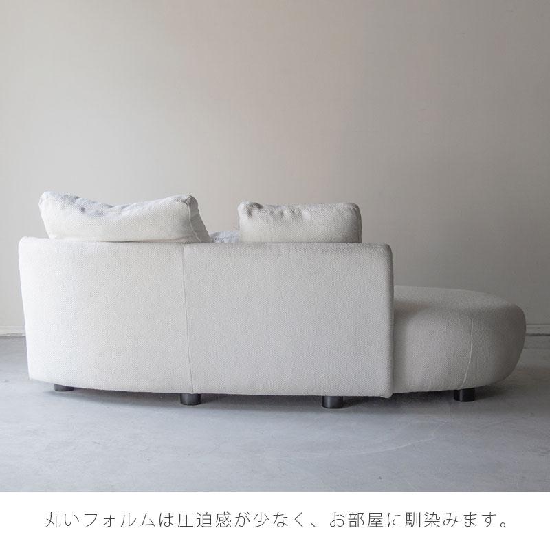 NOWHERE LIKE HOME 正規品 ソファ 3P アシンメトリー 肘無し 左背 