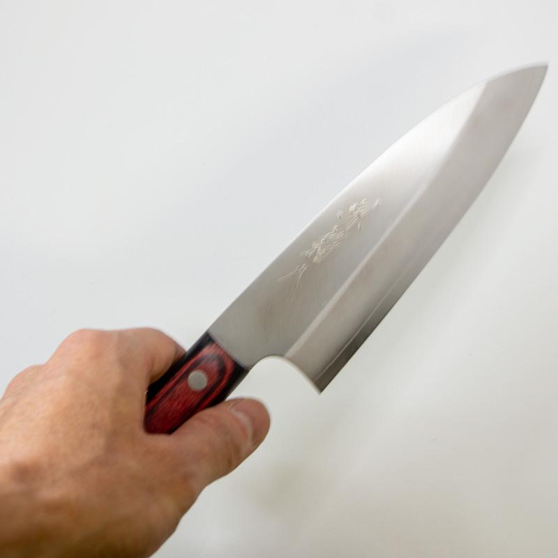 三徳包丁 万能包丁 文化包丁 堺箱八 刃渡り170mm ステンレス VG10 堺打